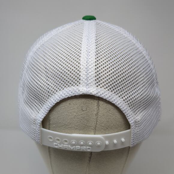 Gonneville Snapback Mesh Back Trucker Hat Green One Size Champro - Picture 6 of 9
